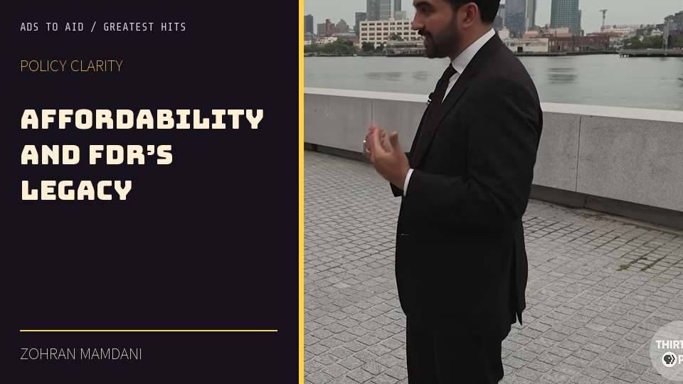 Watch Affordability and FDR’s legacy