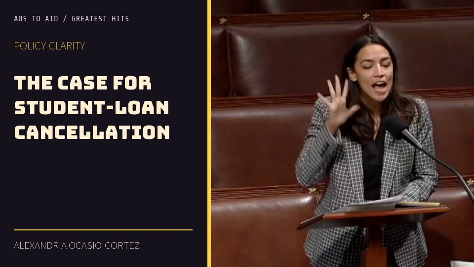 Watch The case for student-loan cancellation
