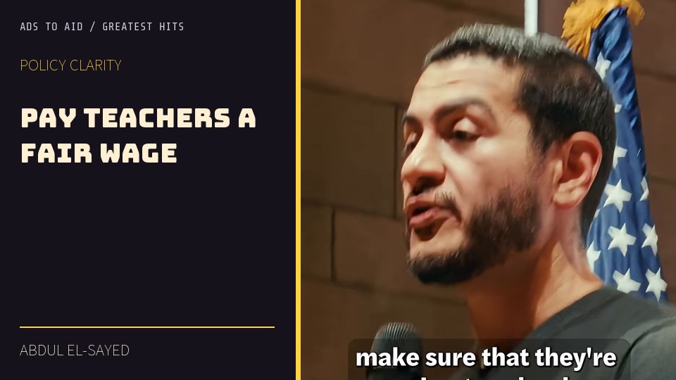 Watch Pay teachers a fair wage