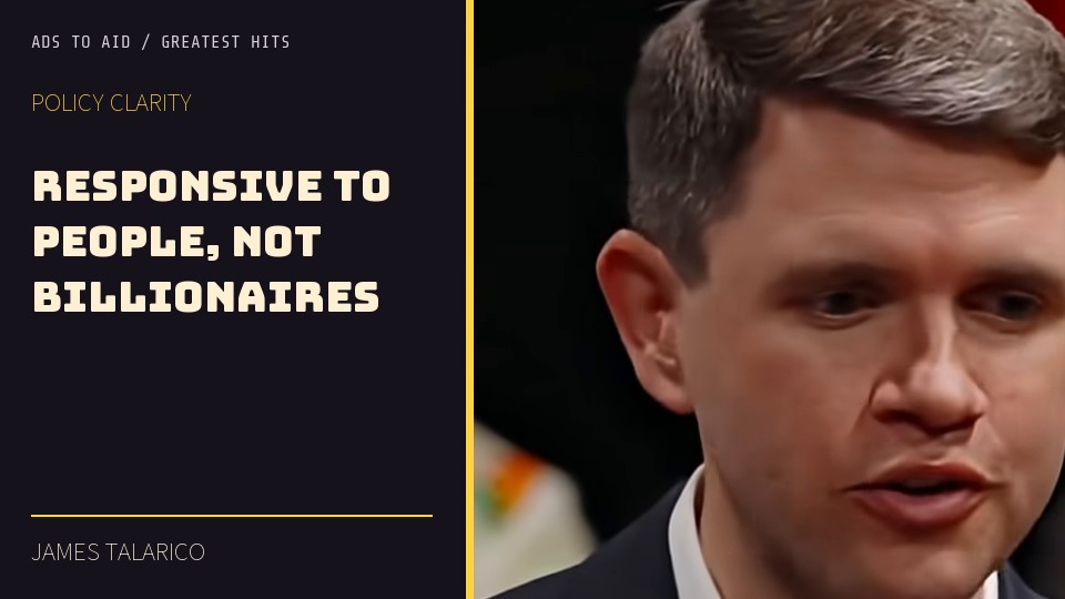 Watch Responsive to people, not billionaires