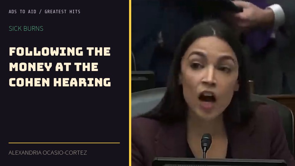 Watch Following the money at the Cohen hearing