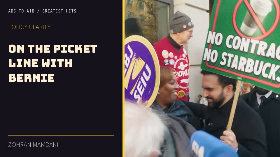 Watch On the picket line with Bernie