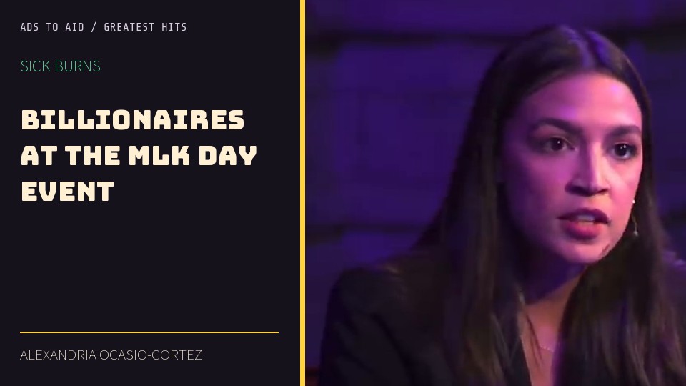 Watch Billionaires at the MLK Day event